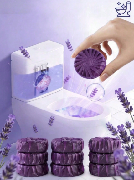 Automatic Toilet Cleaning Tablets (Lavender Scent)
