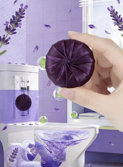 Automatic Toilet Cleaning Tablets (Lavender Scent)