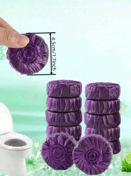 Automatic Toilet Cleaning Tablets (Lavender Scent)