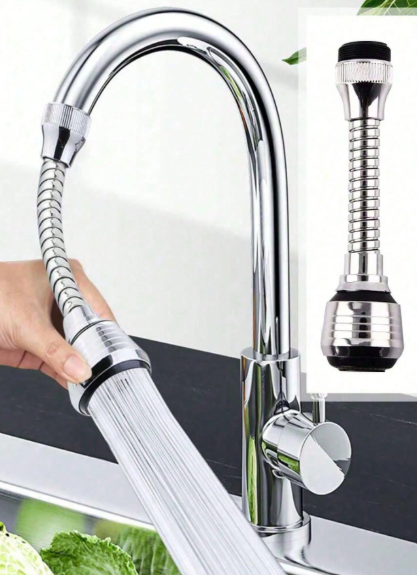 360° Rotating Faucet Extender with Water Saving Spray