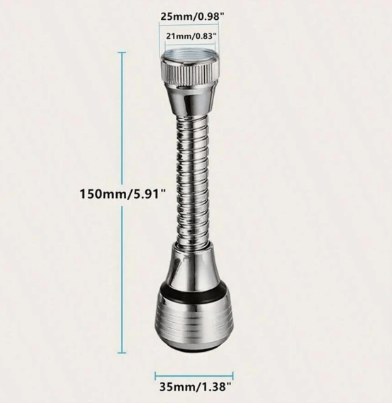 360° Rotating Faucet Extender with Water Saving Spray