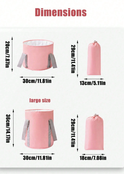Foldable Portable Foot Spa Tub with Heat Insulation