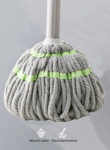 Self-Wringing Twist Mop with Hands-Free Spin Dry