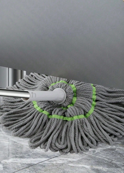Self-Wringing Twist Mop with Hands-Free Spin Dry
