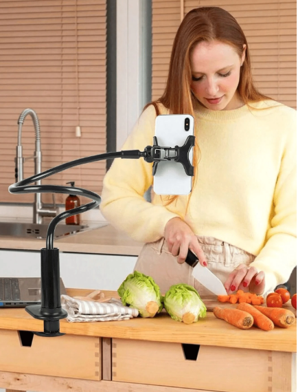 360° Adjustable Gooseneck Phone Holder Stand
