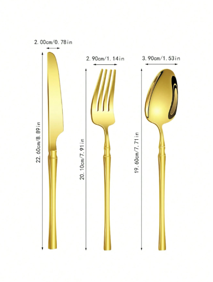 Luxury Stainless Steel Cutlery Set