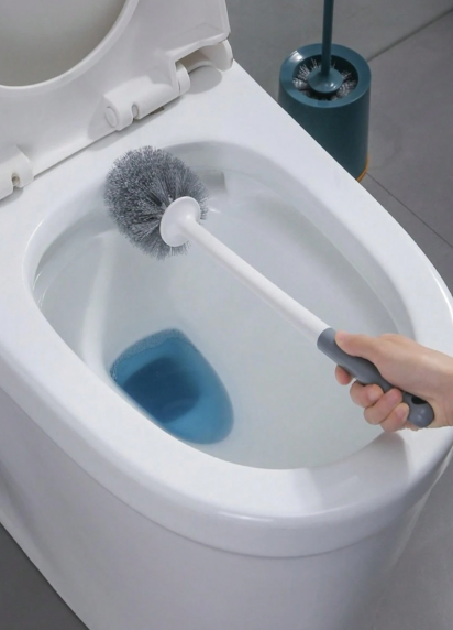 Wall-Mounted Toilet Brush & Holder Set