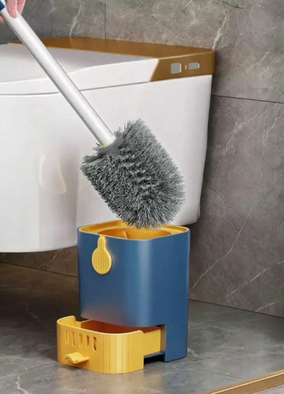 Wall-Mounted Toilet Brush & Holder Set