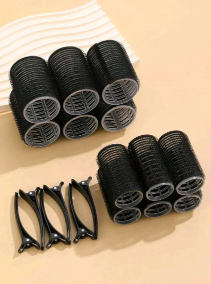 24-Piece Self-Grip Hair Roller Curling Set