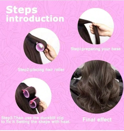 24-Piece Self-Grip Hair Roller Curling Set