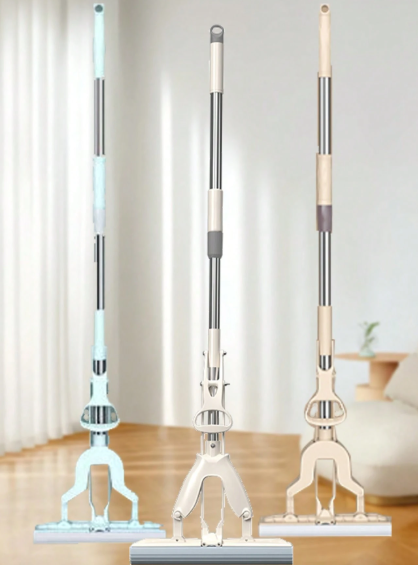Self-Wringing Sponge Roller Mop