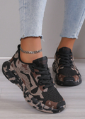 Women's Lightweight Camouflage Running Sneakers