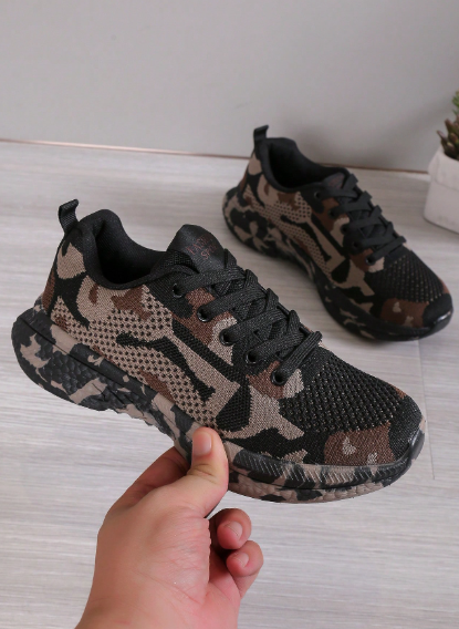 Women's Lightweight Camouflage Running Sneakers