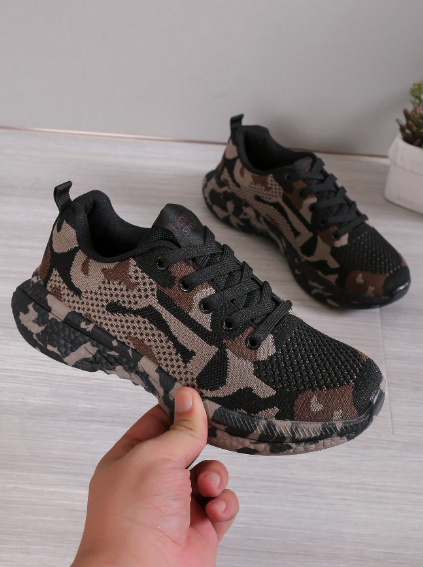 Women's Lightweight Camouflage Running Sneakers