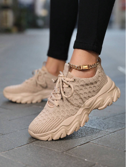 Women's Chunky Knit Running Sneakers
