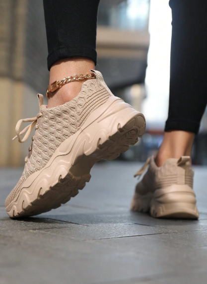 Women's Chunky Knit Running Sneakers