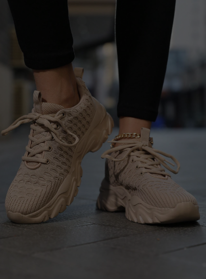 Women's Chunky Knit Running Sneakers