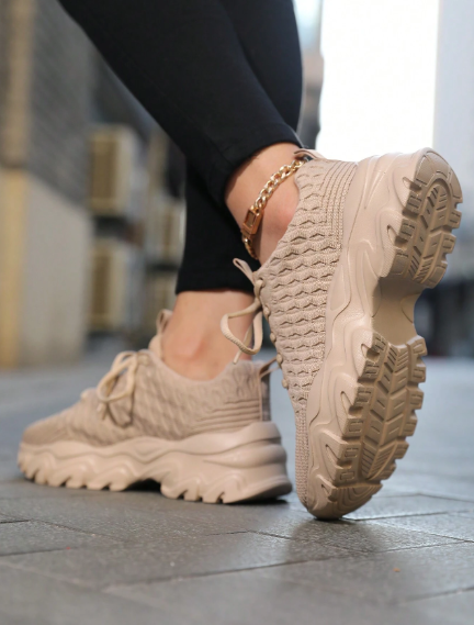 Women's Chunky Knit Running Sneakers