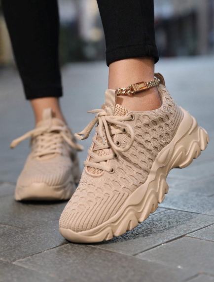 Women's Chunky Knit Running Sneakers