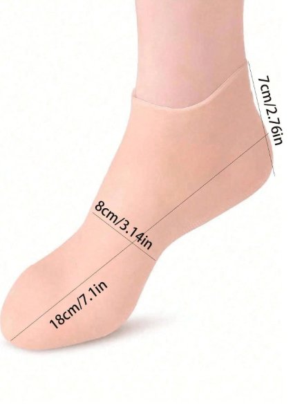 Silicone Gel Moisturizing Heel Socks