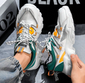 Women's Beige Chunky Platform Sneakers
